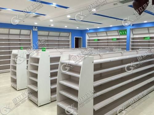 鋼背板母嬰中島貨架