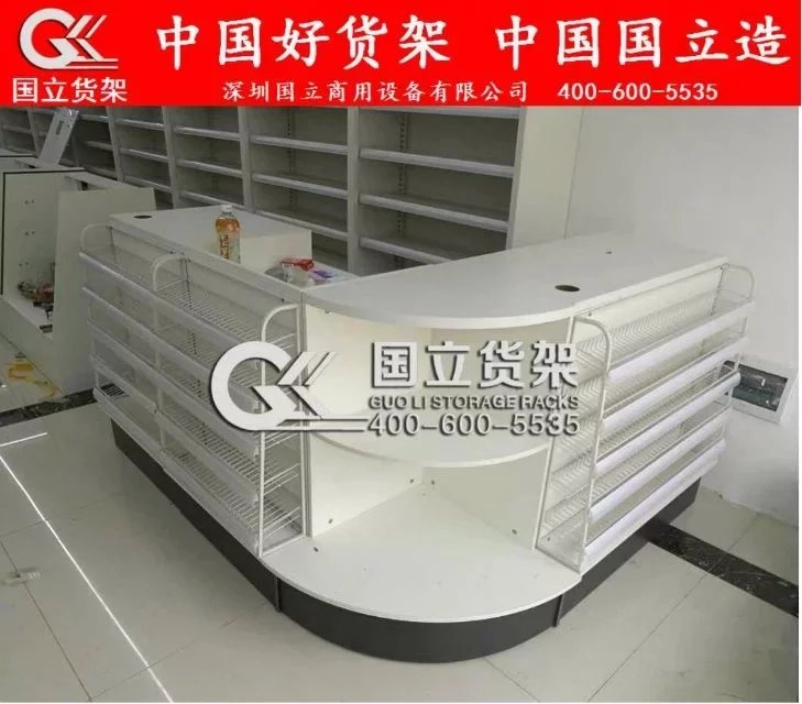 藥店收銀臺(tái)貨架的結(jié)構(gòu)樣式介紹