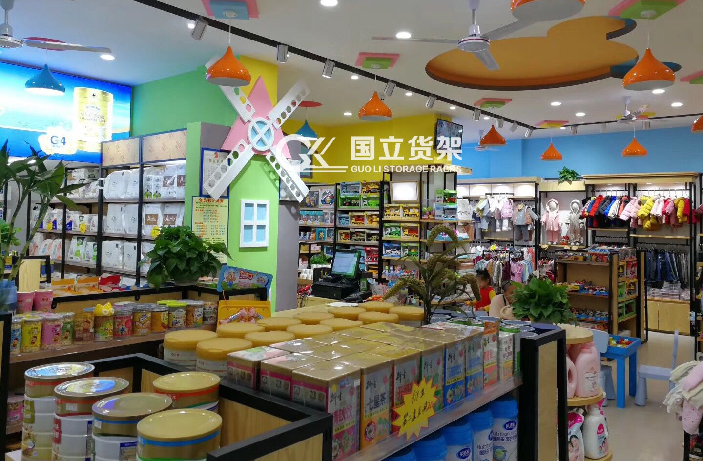 國立貨架母嬰店客戶案例展示