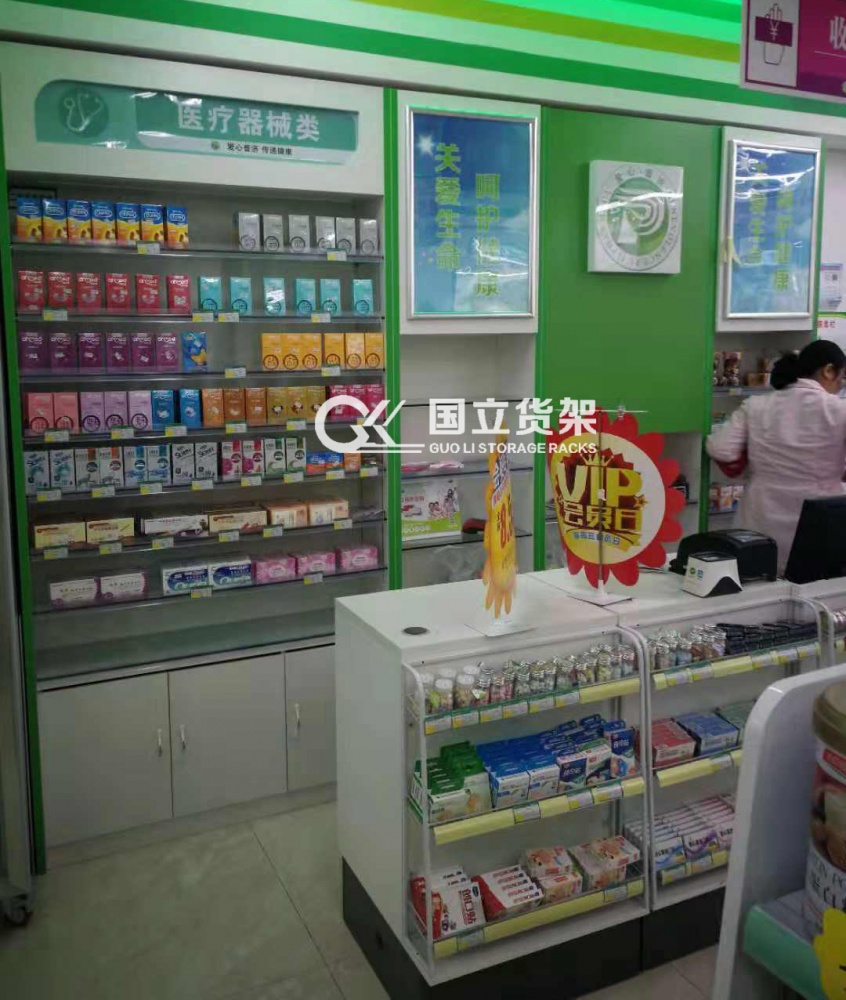 國立貨架綠色調客戶案例現場