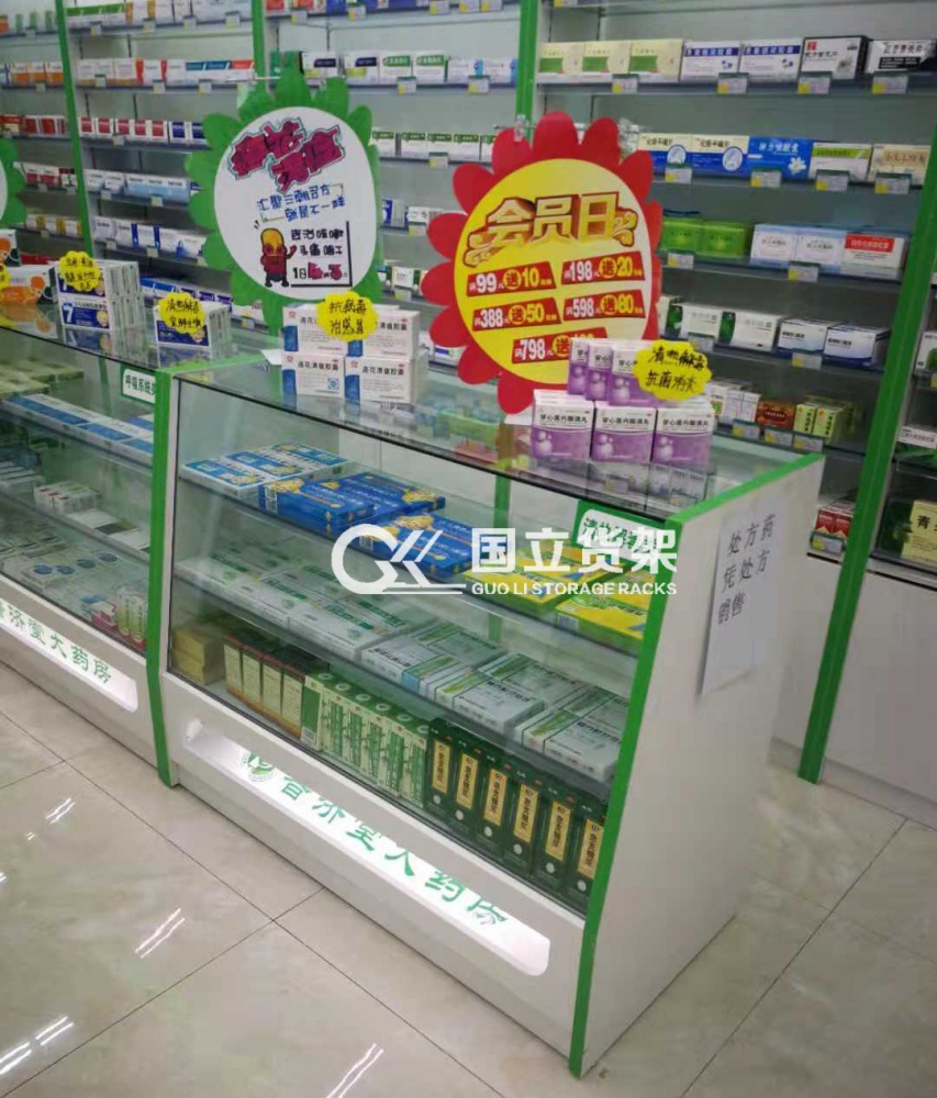 國立貨架綠色調客戶案例現場