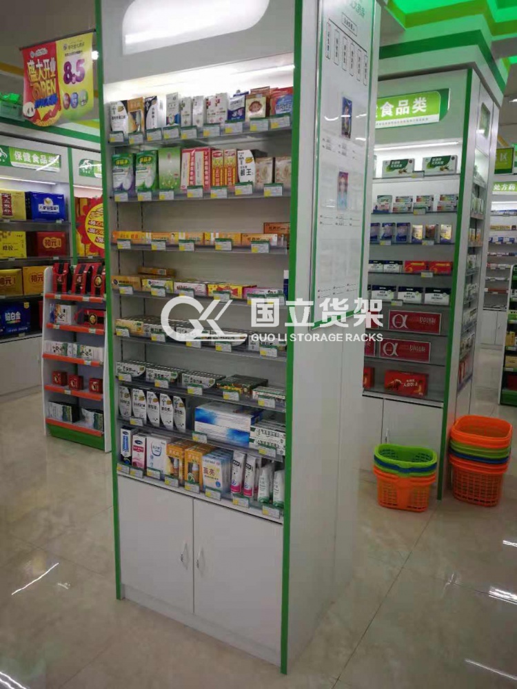 國立貨架綠色調客戶案例現場